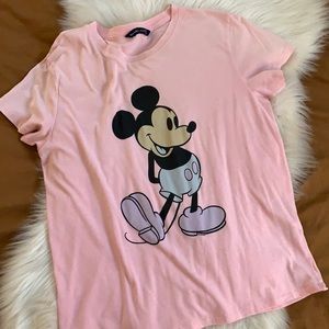Abercrombie & Fitch Pastel Mickey Mouse Tee